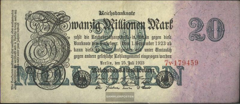 German Empire Rosenbg: 96b, Privatfirmendruck, 6stellige Kontrollnummer, Red FZ
