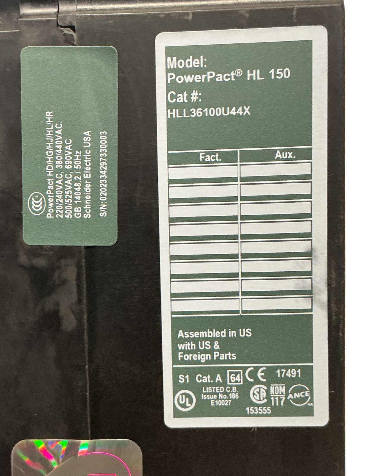 HLL36100U44X