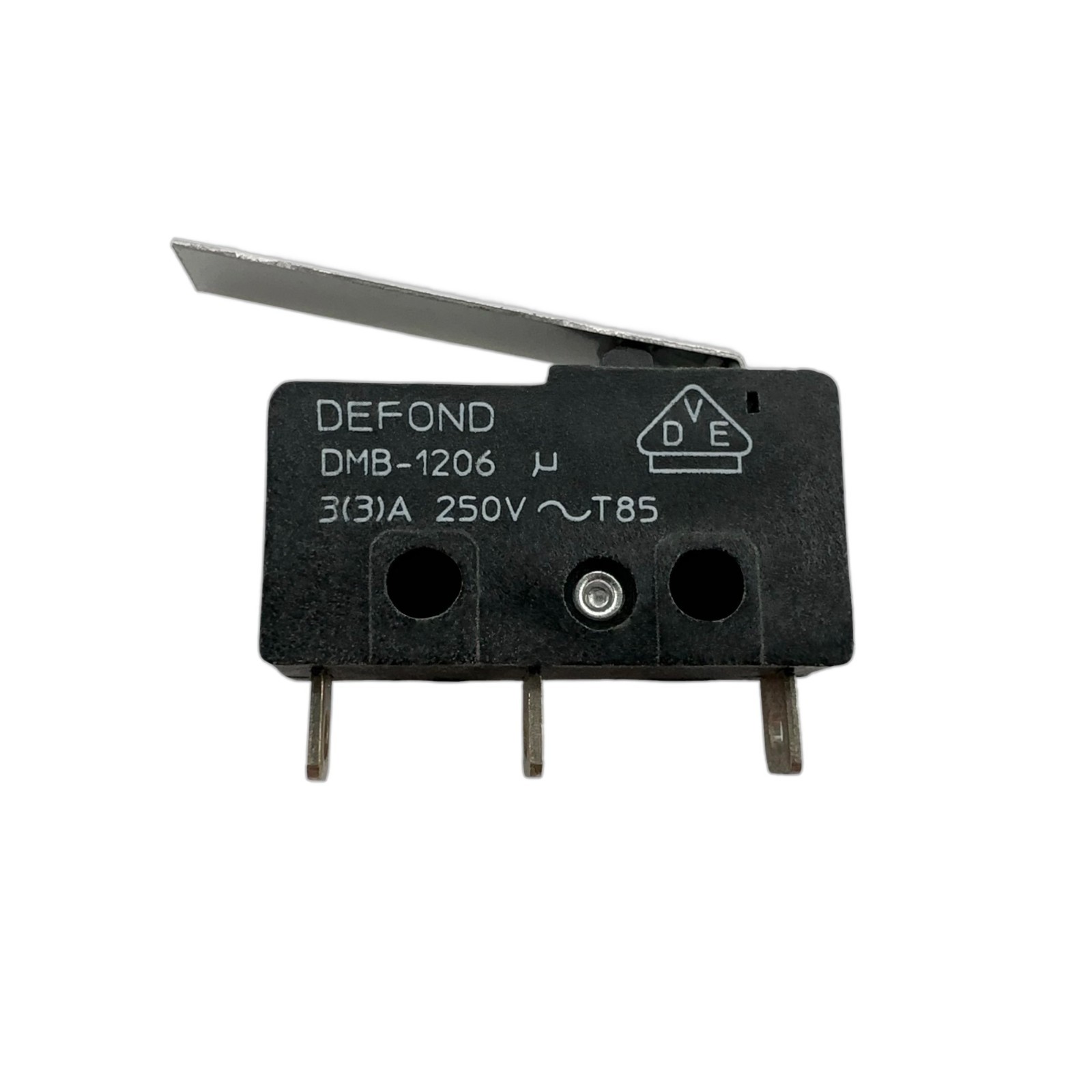 DEFOND DMB-1206 Lever Snap-Action Micro Switch 5A 250VAC SPDT-NO/NC