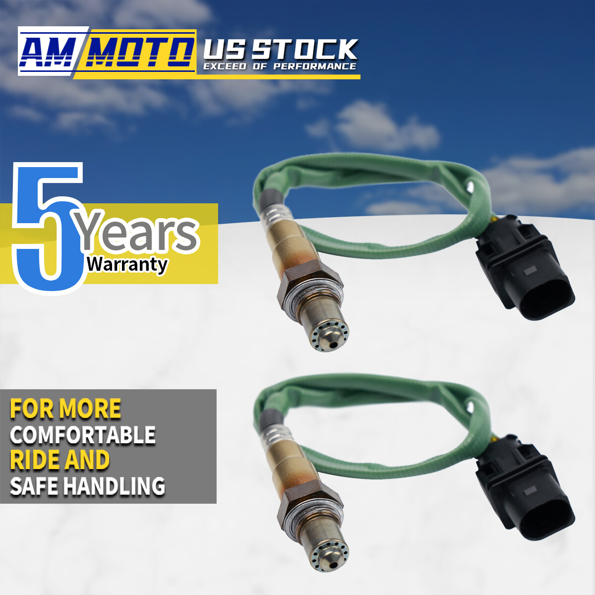 2X Upstream Oxygen O2 Sensor For Mercedes-Benz C300 C350 G50 2010-13 0035427018
