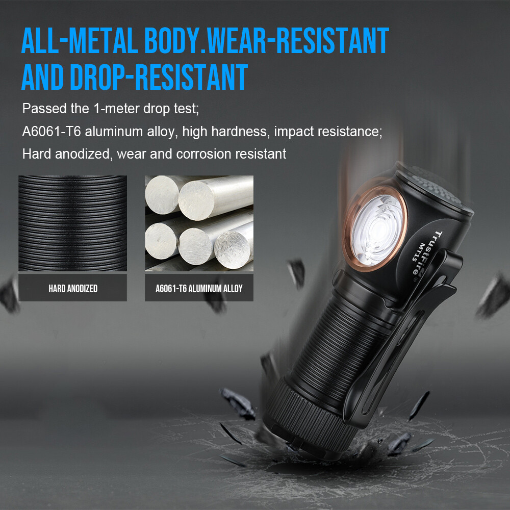 TrustFire MT15 1000LM Rechargeable LED Headlamp 5 Mode LED Headlight Flashlight