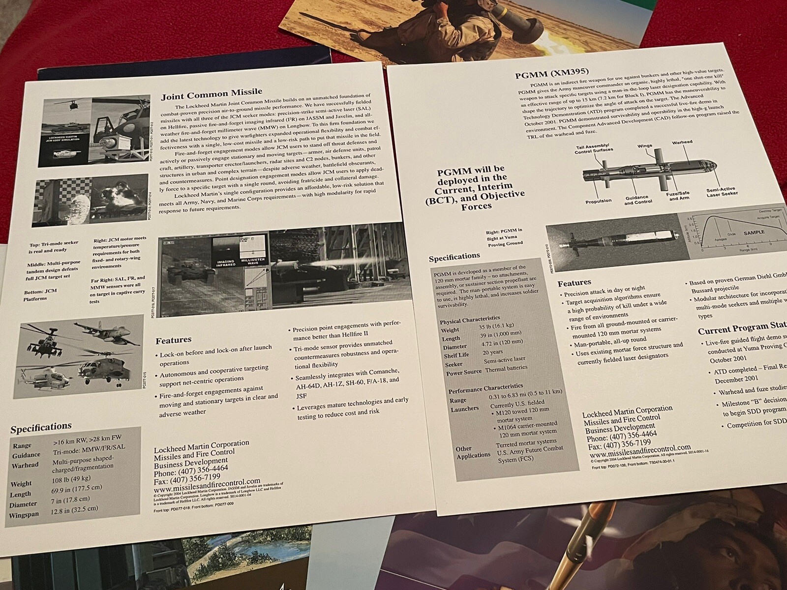 Lockheed Martin Public Relations Pack Anti Tank Missile HIMARS MLRS MEADS Apache