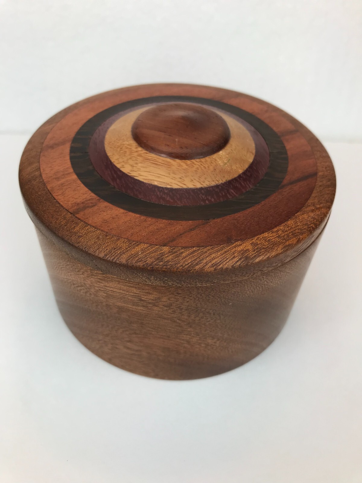 Wood Trinket Box James Scott 3.75"x 2.75"