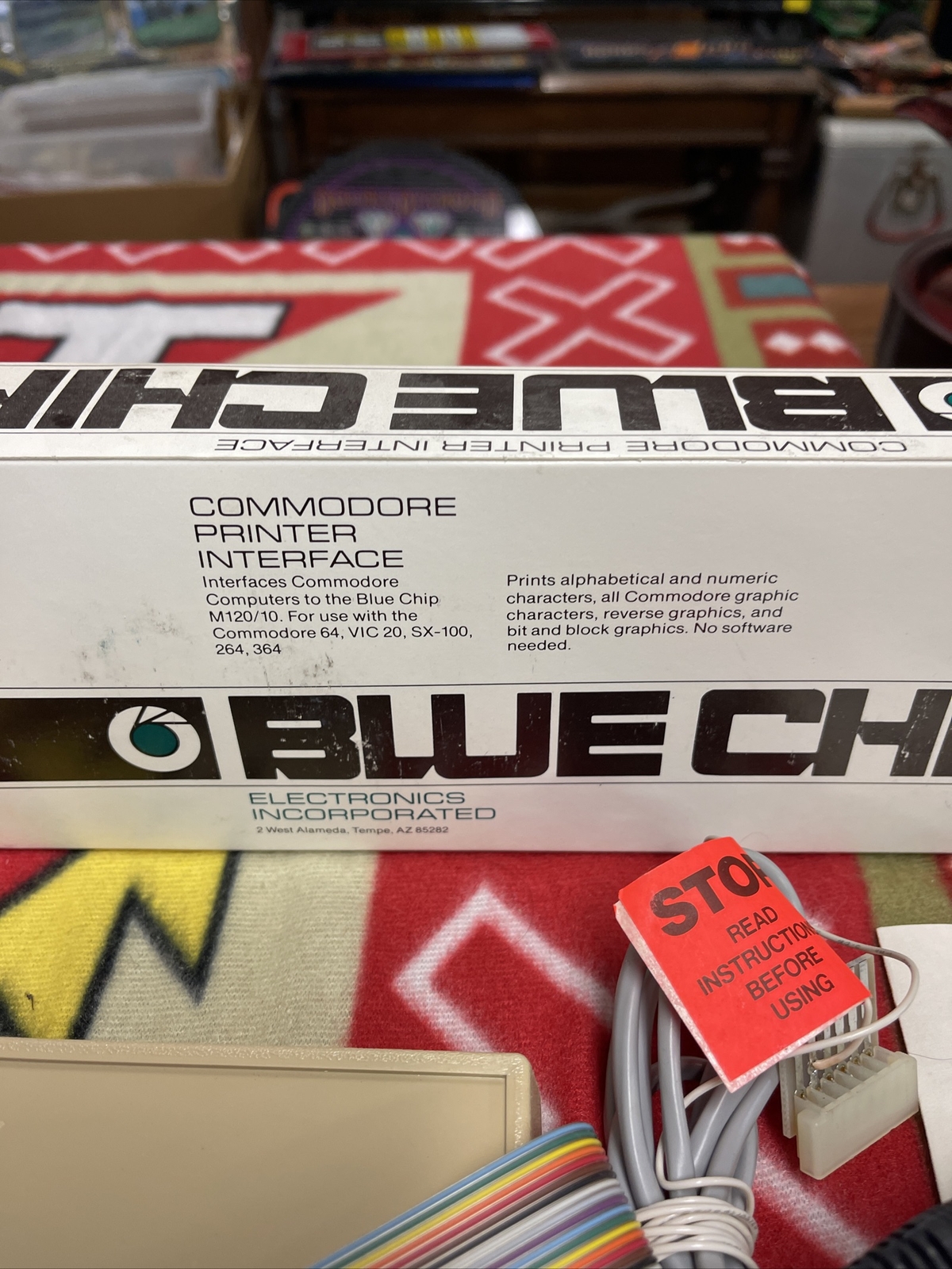 NOS NEW BLUE CHIP 120/10 COMMODORE PRINTER INTERFACE C64 VIC20 SX100 264 364