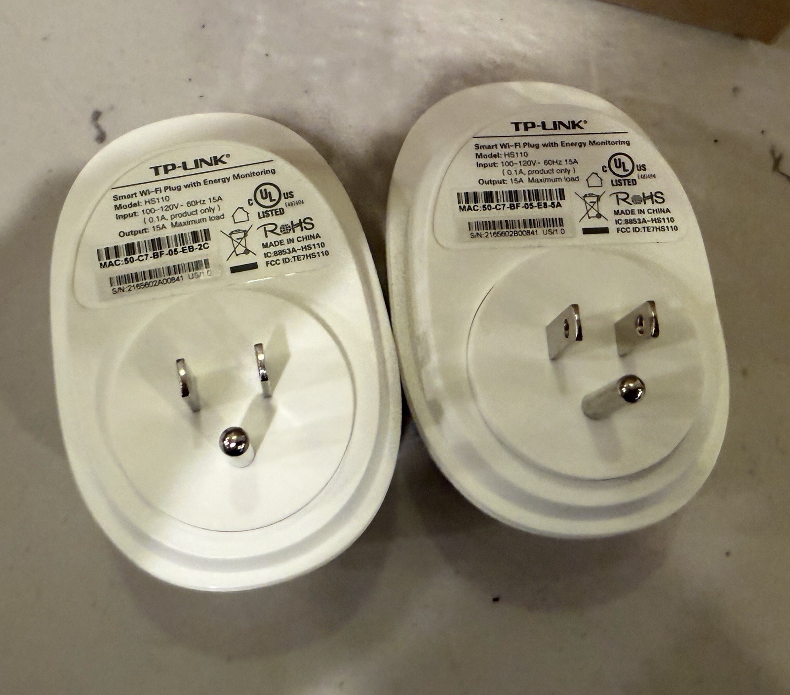 2pcs TP-Link HS110 Smart Plug
