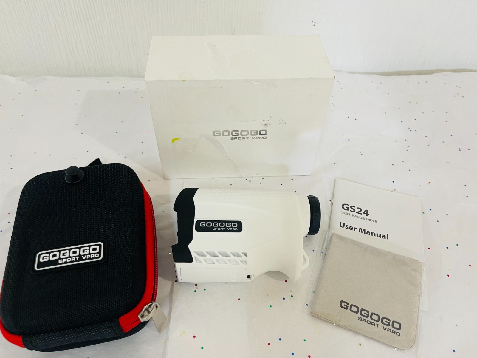 Gogogo Sport Vpro GS24 Golf & Hunting Laser Rangefinder, 7X Magnification