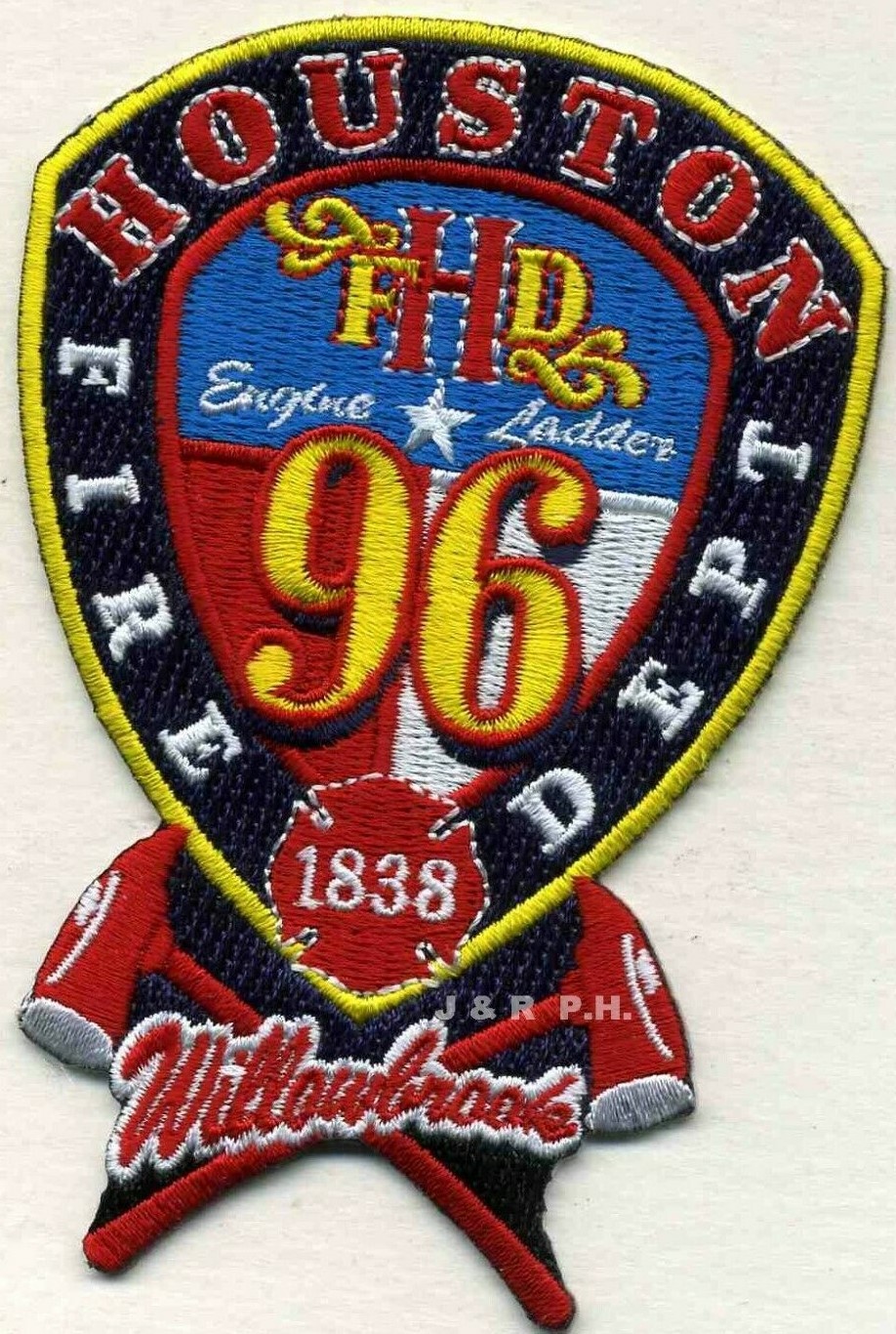 Houston Station - 96  "Willowbrook", Texas (3" x 4.5")  fire patch