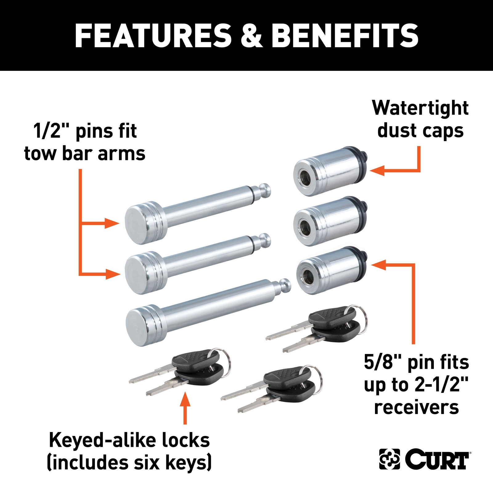 Rambler Tow Bar Lock Set