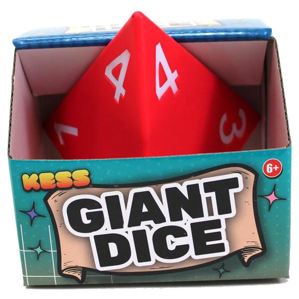 KES3234 Kessler Corporation Giant Foam Dice: d4 Red