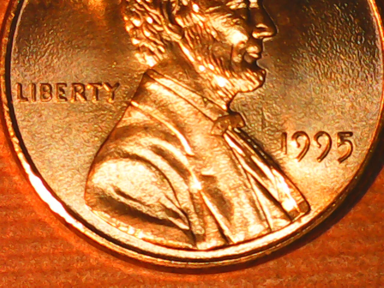1995 Penny Reverse Die Crack