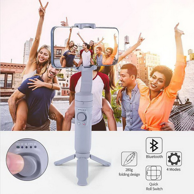 Foldable Handheld Three-axis Gimbal Stabilizer Anti-shake For Phone HQ3 USB31