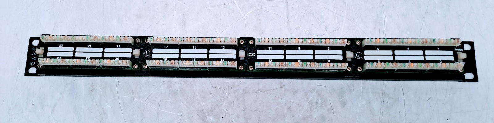 ICC CAT5 TIA568B Patch Panel 24-port