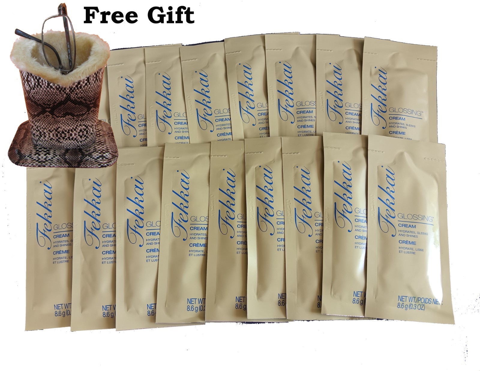 Fekkai Glossing Cream - (25 Packets/Samples) and Free Gift