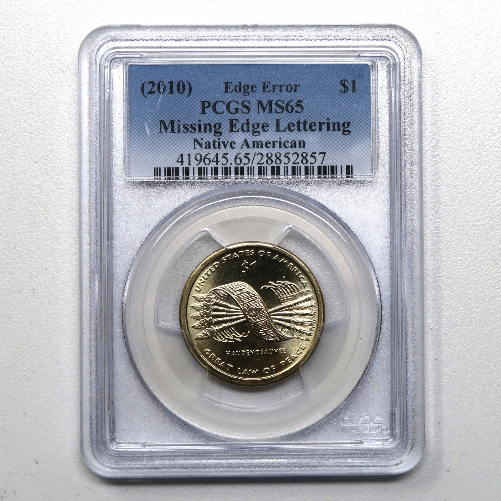 3x US Mint Error Dollars PCGS 2001-P, 2009, 2010 28934