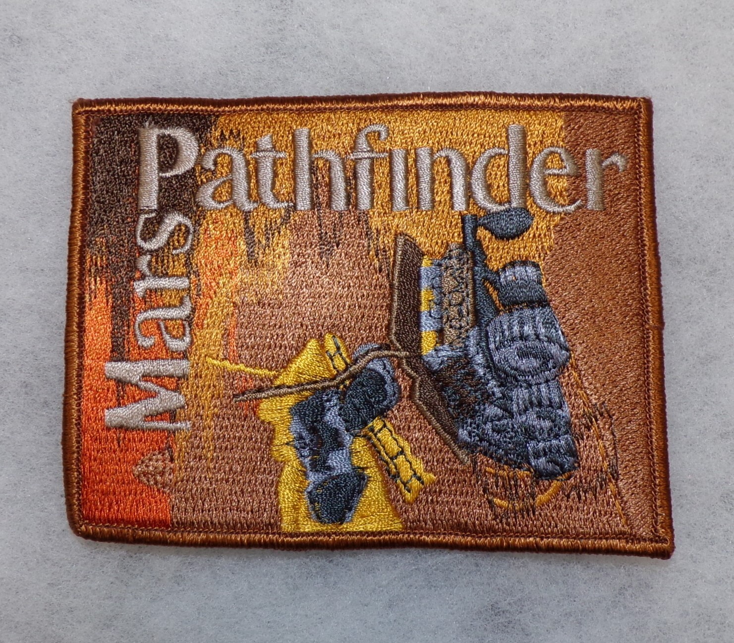 Original USA NASA Mars Pathfinder Embroidered Commemorative Patch 1997