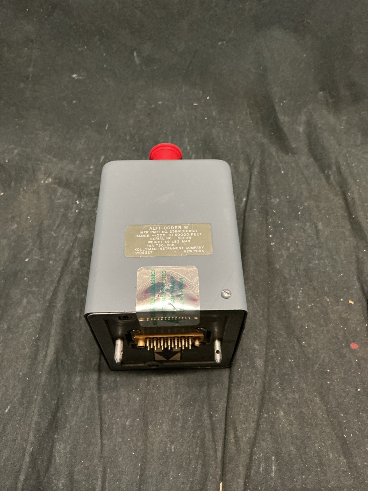 Altimeter/Alti-Coder; MPN D3905110226; S/N 326A; SERVICEABLE