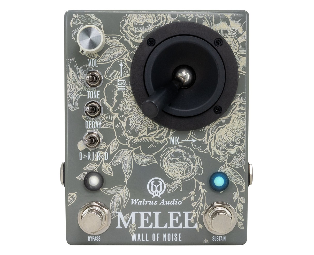 Walrus Audio Melee: Wall of Noise Reverb/Distortion Pedal - Floral Series 2024