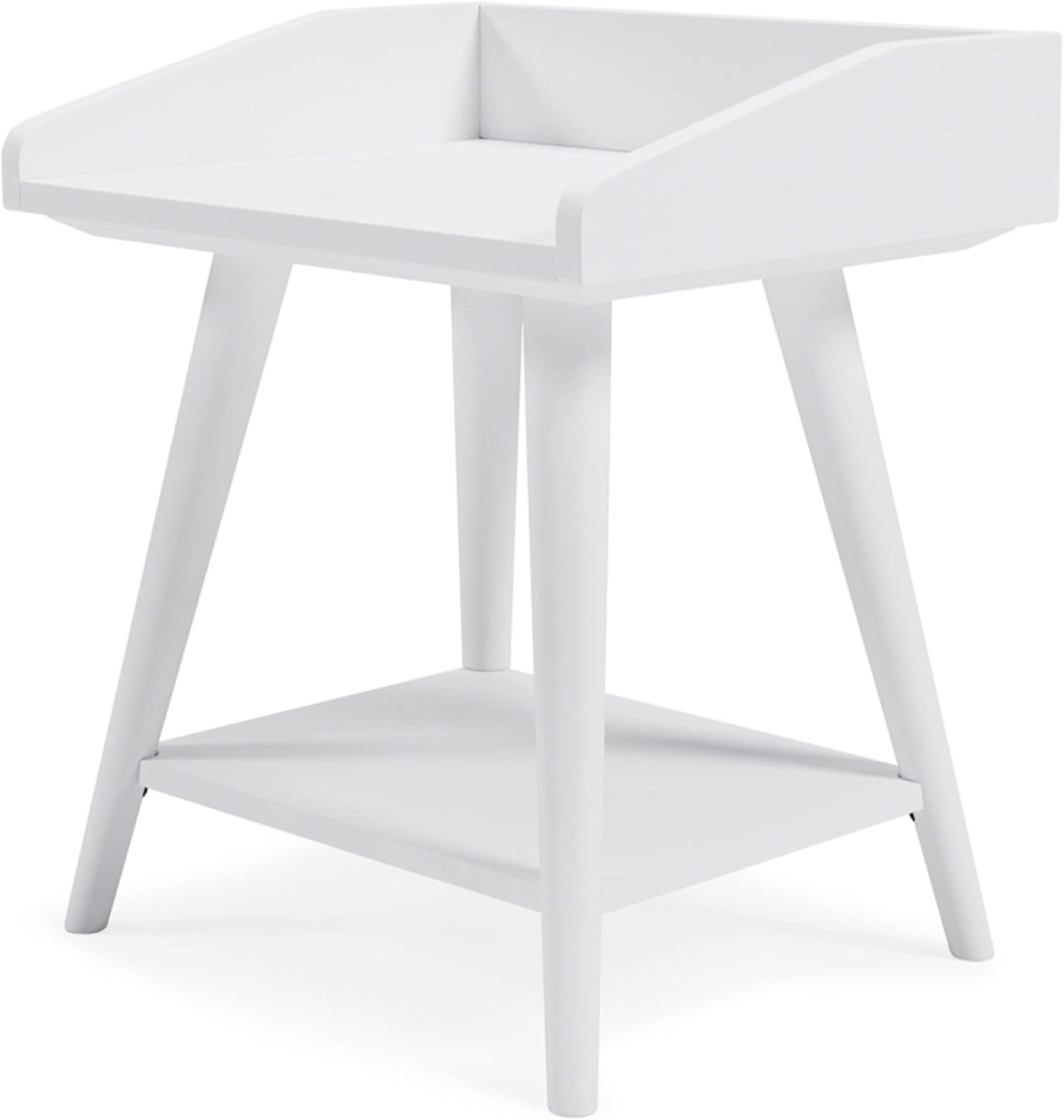Modern White Accent Table by Blariden