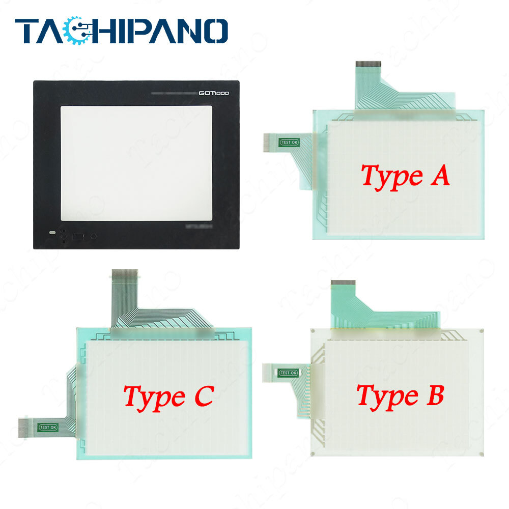 GT1155-QLBD Touch Panel for GT1155QLBD Glass Screen with Protective Film