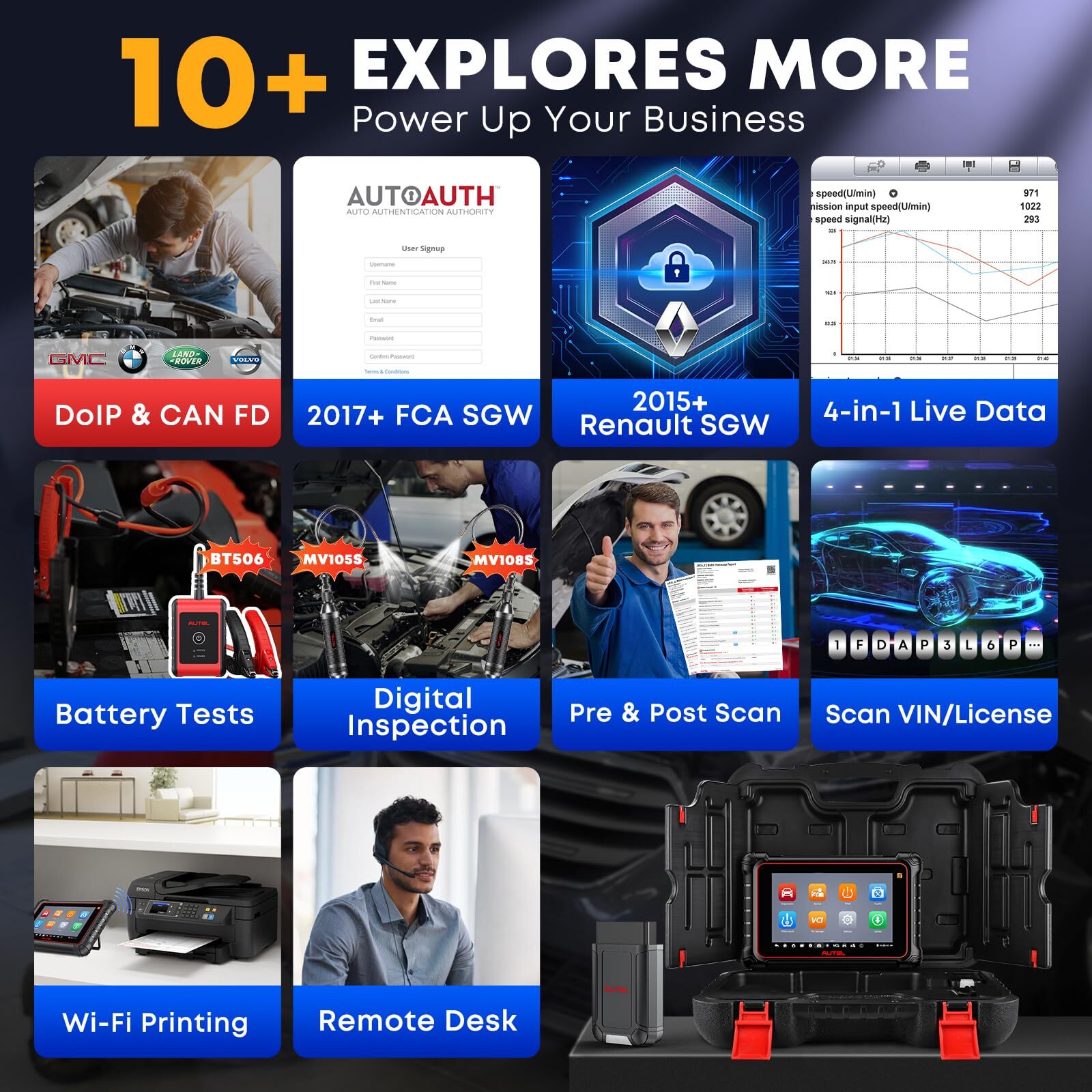 Autel MaxiCheck MP900-TS TPMS Programming Tool Upgraded of MS906 PRO-TS