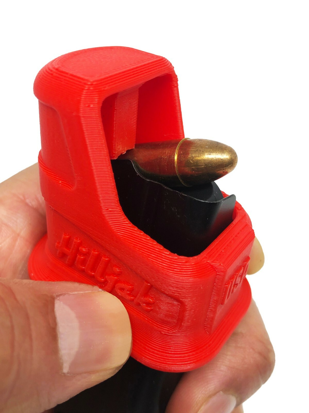 Magazine Speed Loader designed to for Ruger Max-9, Hilljak QL9P - Red
