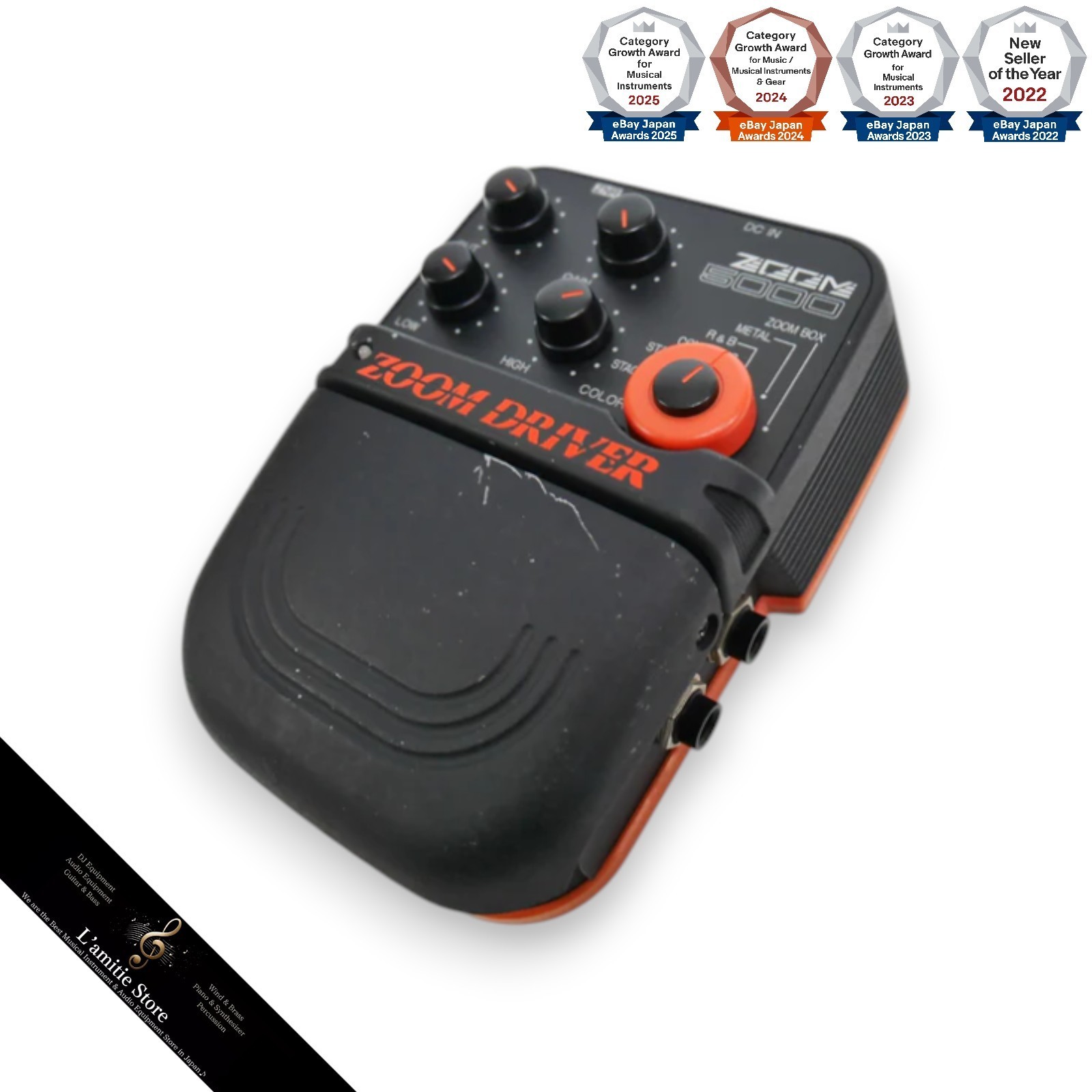 Zoom Driver 5000 Overdrive Distortion Guitar Effects Pedal Effector Amplifier JP