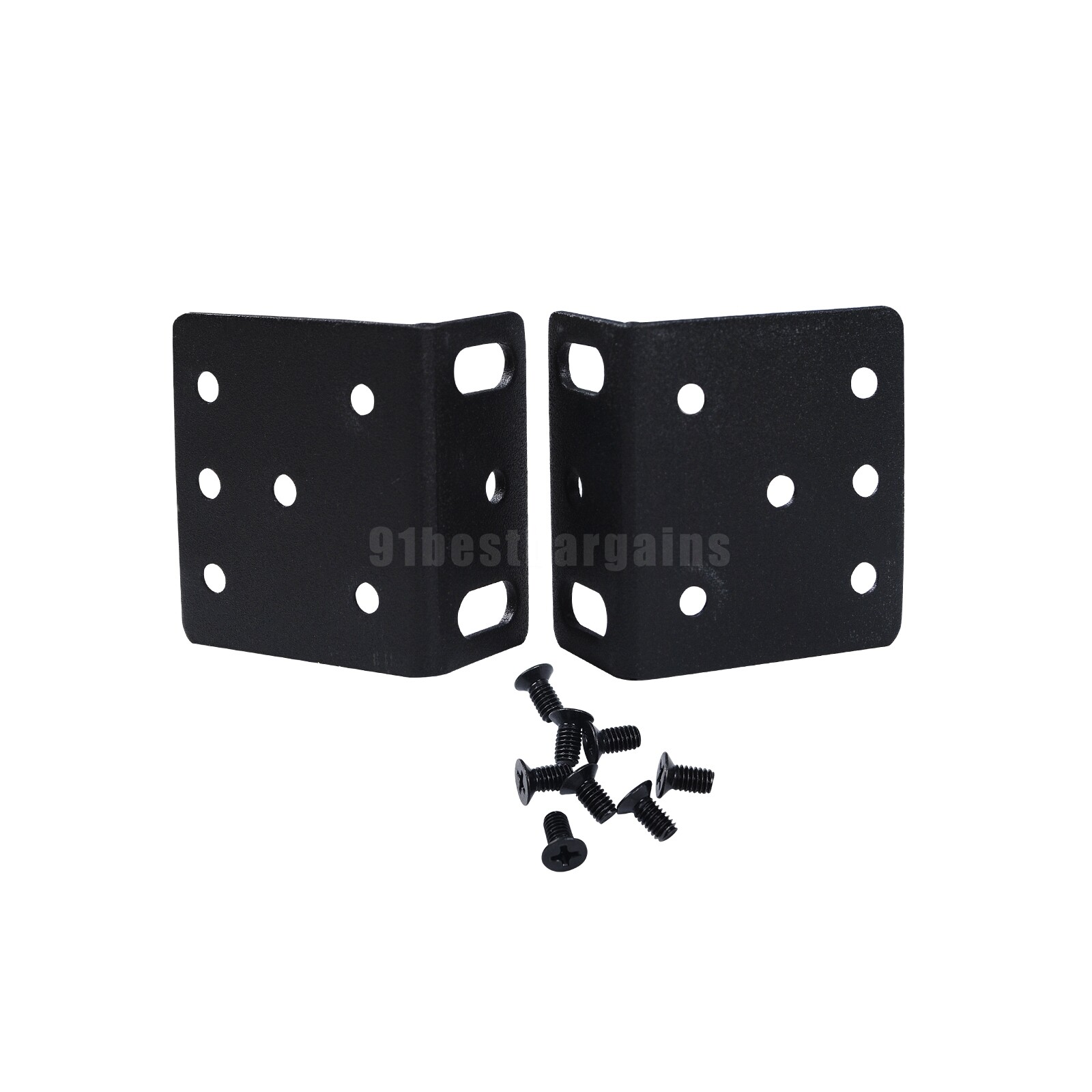 1Pair Replacement ACS-2811RM-19 rack mount kit bracket for Cisco 2811 Black