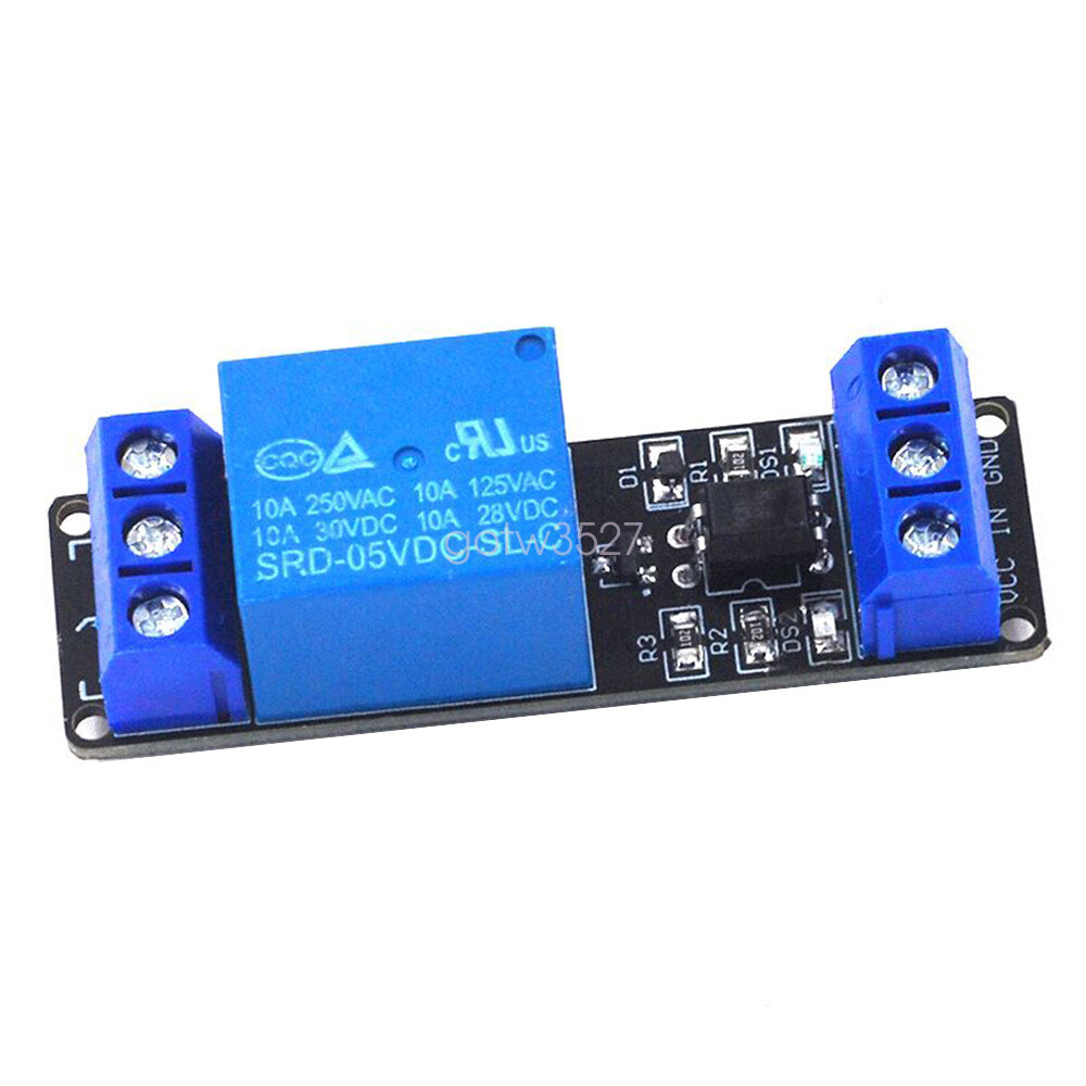 5V/12V/24V Delay Relay Module Board Low Level Trigger w/Optocoupler Isolation