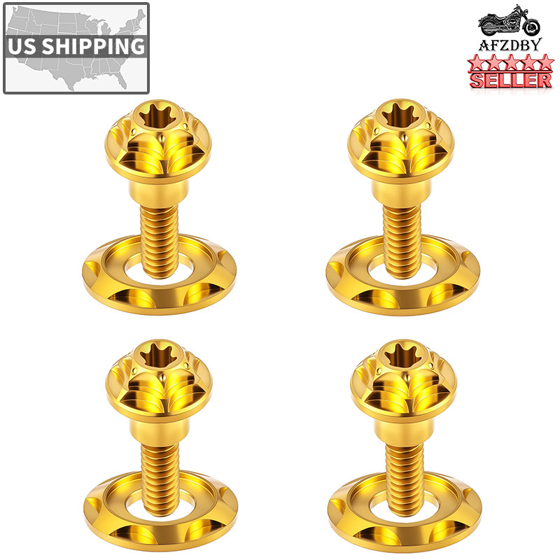 Titanium Fairing Windshield Bolts Screws For Harley CVO Road Street Glide 23-26