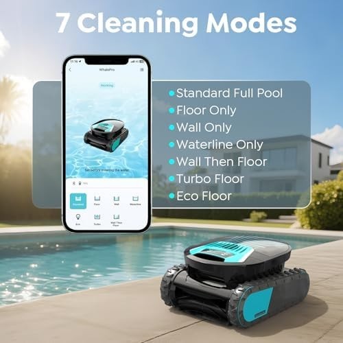 2026 Pleco Pro Cordless Robotic Pool Cleaner with Smart Navigation & App Control