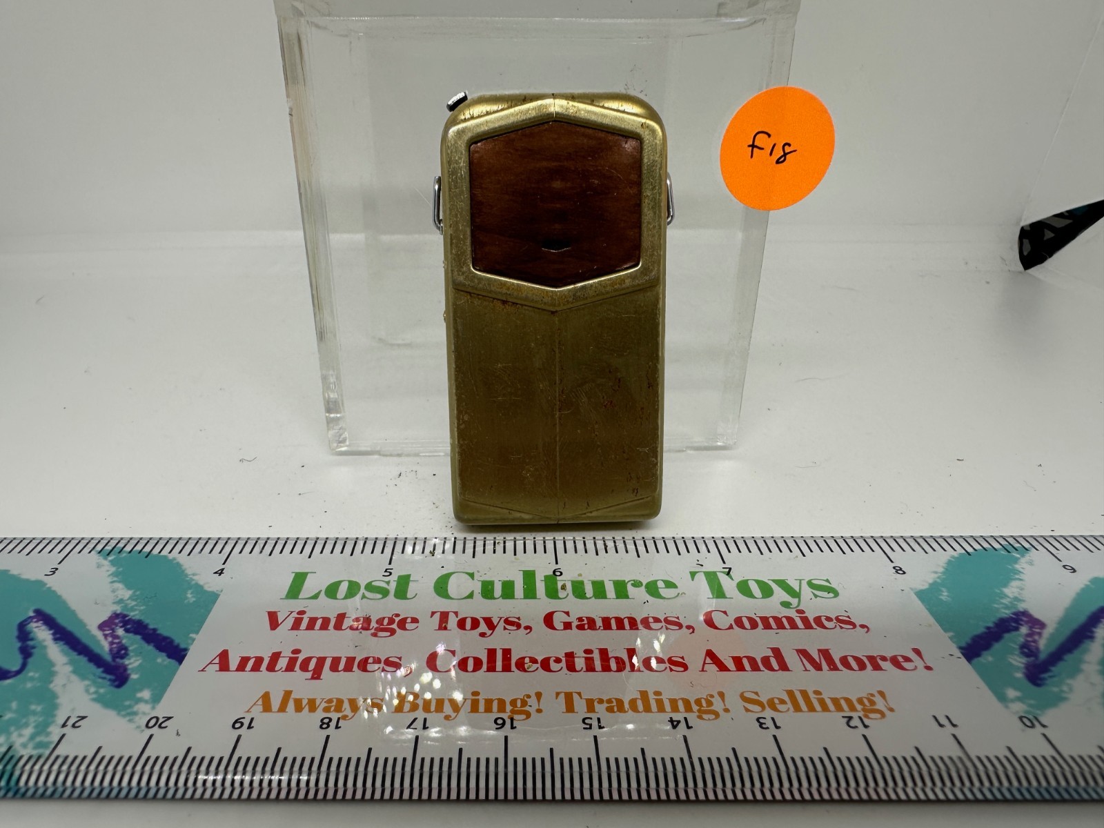 Vintage 1950s Sonotone Hearing Aid Model 1000 Gold And Brown Device Only LotF18