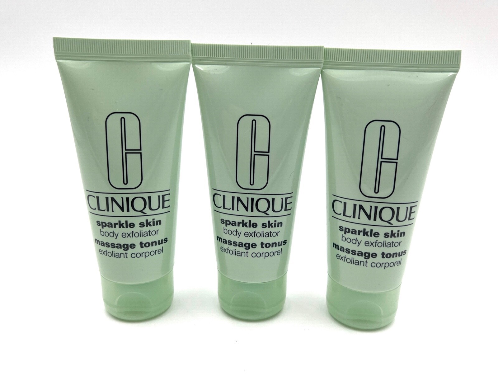 Lot of 3: Clinique Sparkle Skin Body Exfoliator  1.4oz *3=120ml / 4.2 oz Total