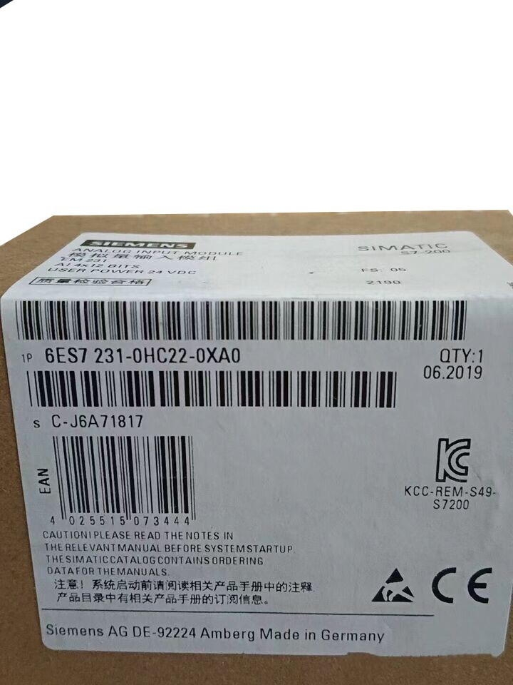 6ES7231-0HC22-0XA0 New Sealed Siemens PLC Module 6ES7 231-0HC22-0XA0 IPC