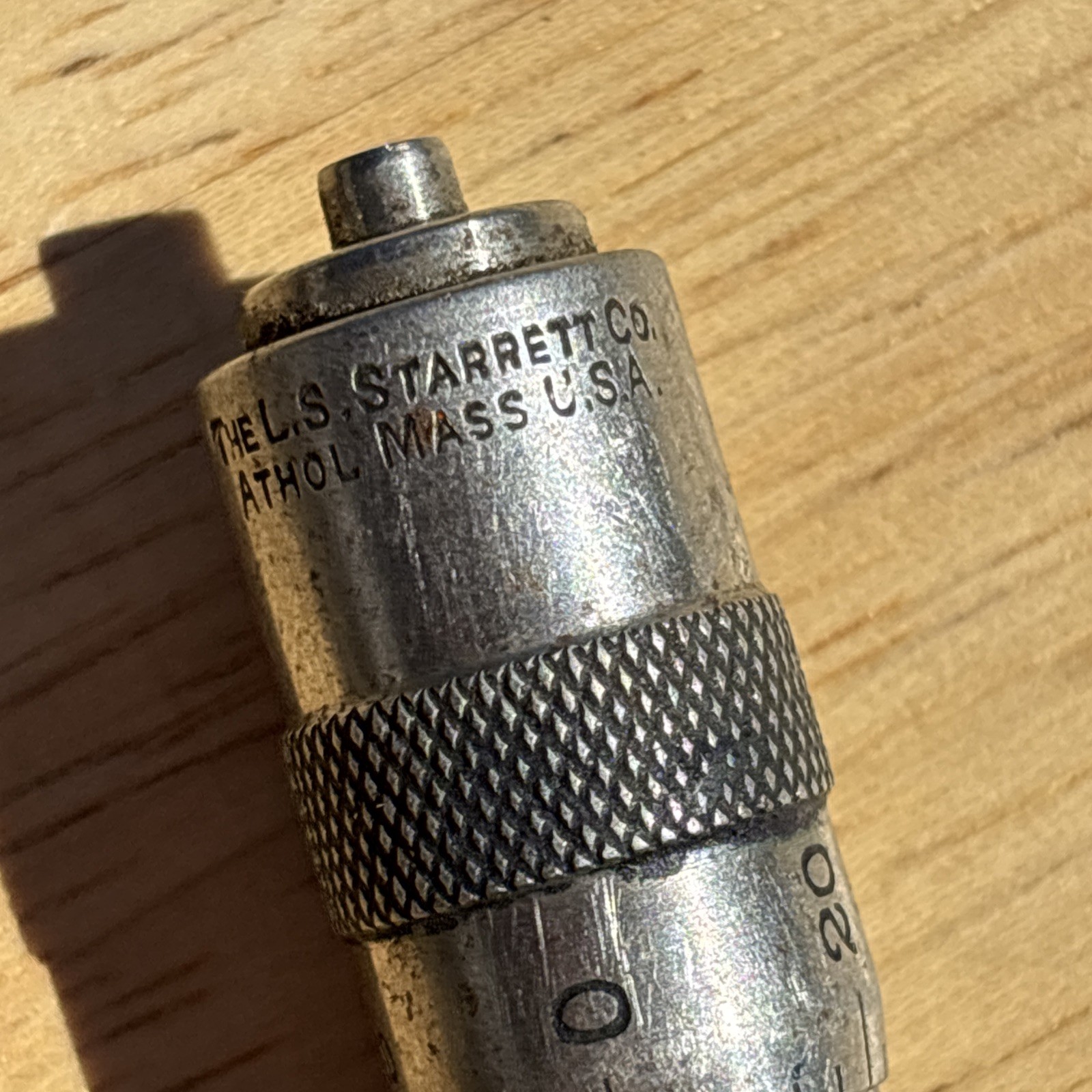 L S Starrett Inside Micrometer Vintage Antique