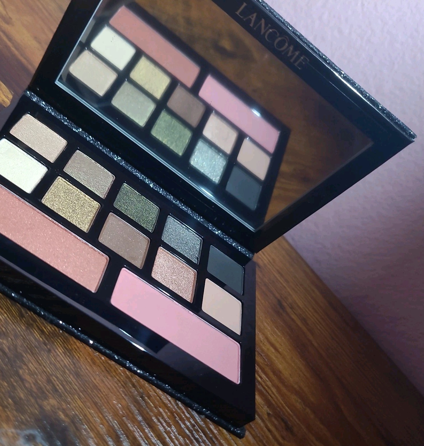 lancome eye shadow and blush palette glow