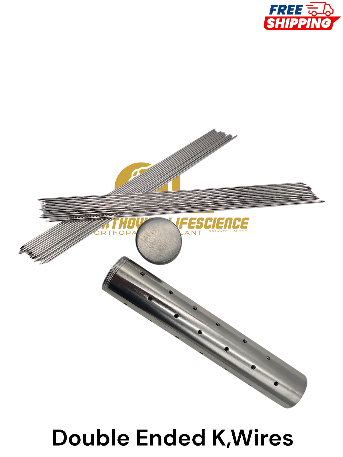 Double Ended K,Wires Orthopedic Kirschner Wire Box 210 pcs
