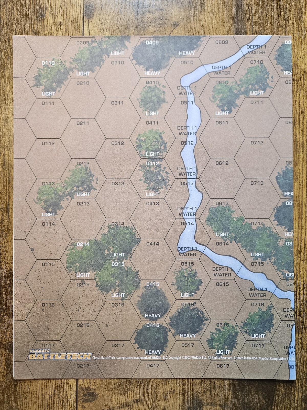 Classic Battletech 2003 Map Set Compilation #1 - 22 Total Maps (Missing Two) VG