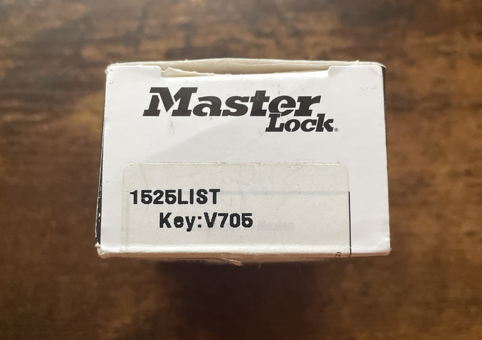 Master Lock No. 1525 3-digit combination padlock with dial school locker NO KEY