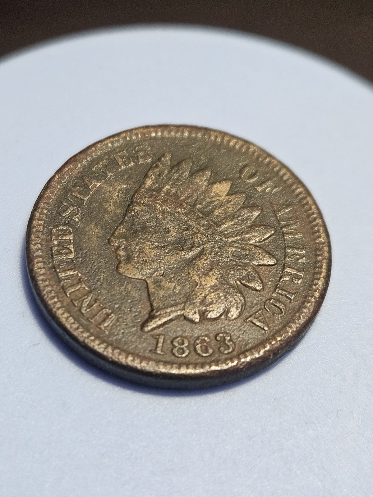 1863 Indian Head Cent #702