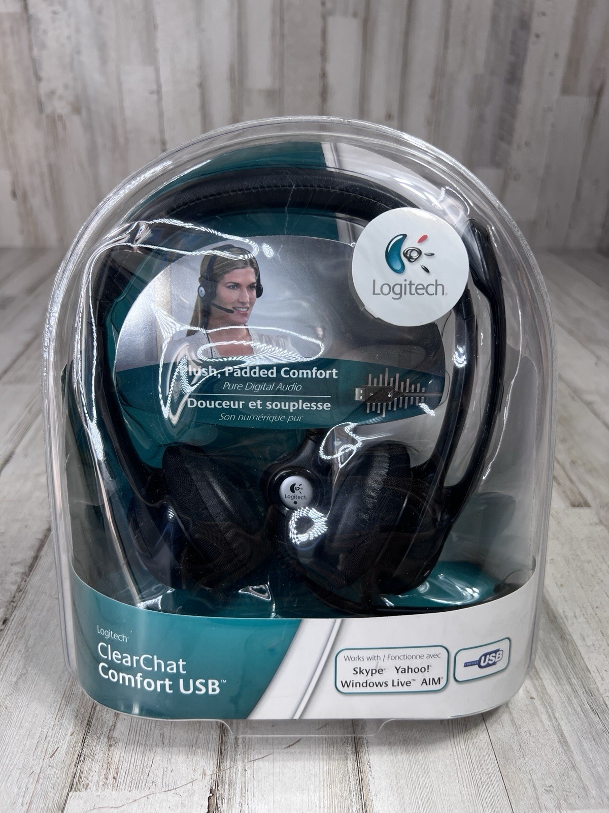 Logitech ClearChat Comfort USB Headset Microphone New Sealed