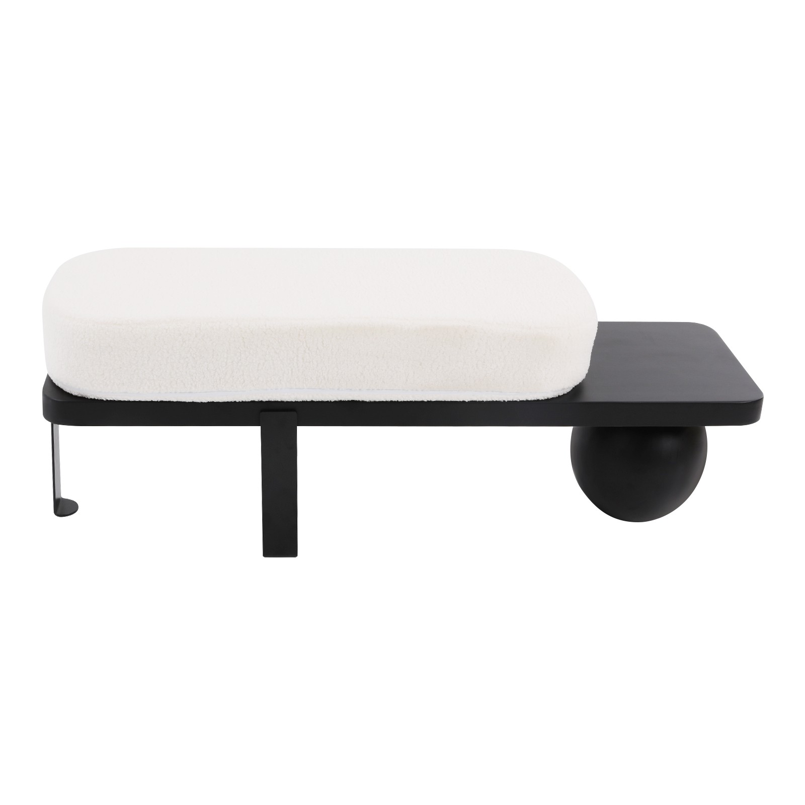 Modern Bedroom Bedside Bench Flannelette Shoe Changing Bench Fitting Room Bench