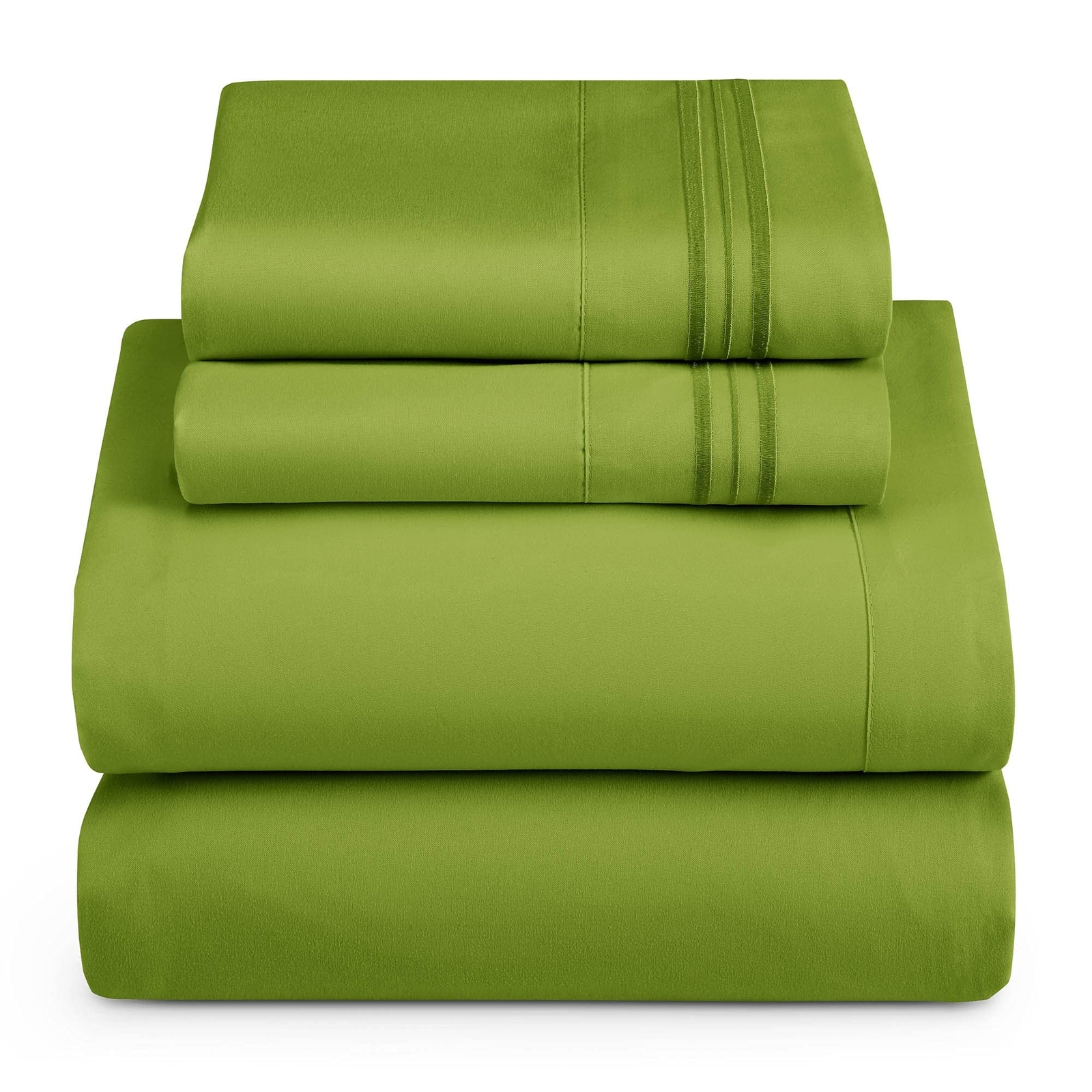 Clara Clark Queen Sheets Set, Deep Pocket Bed Sheets for Queen Size Bed - 4 P...