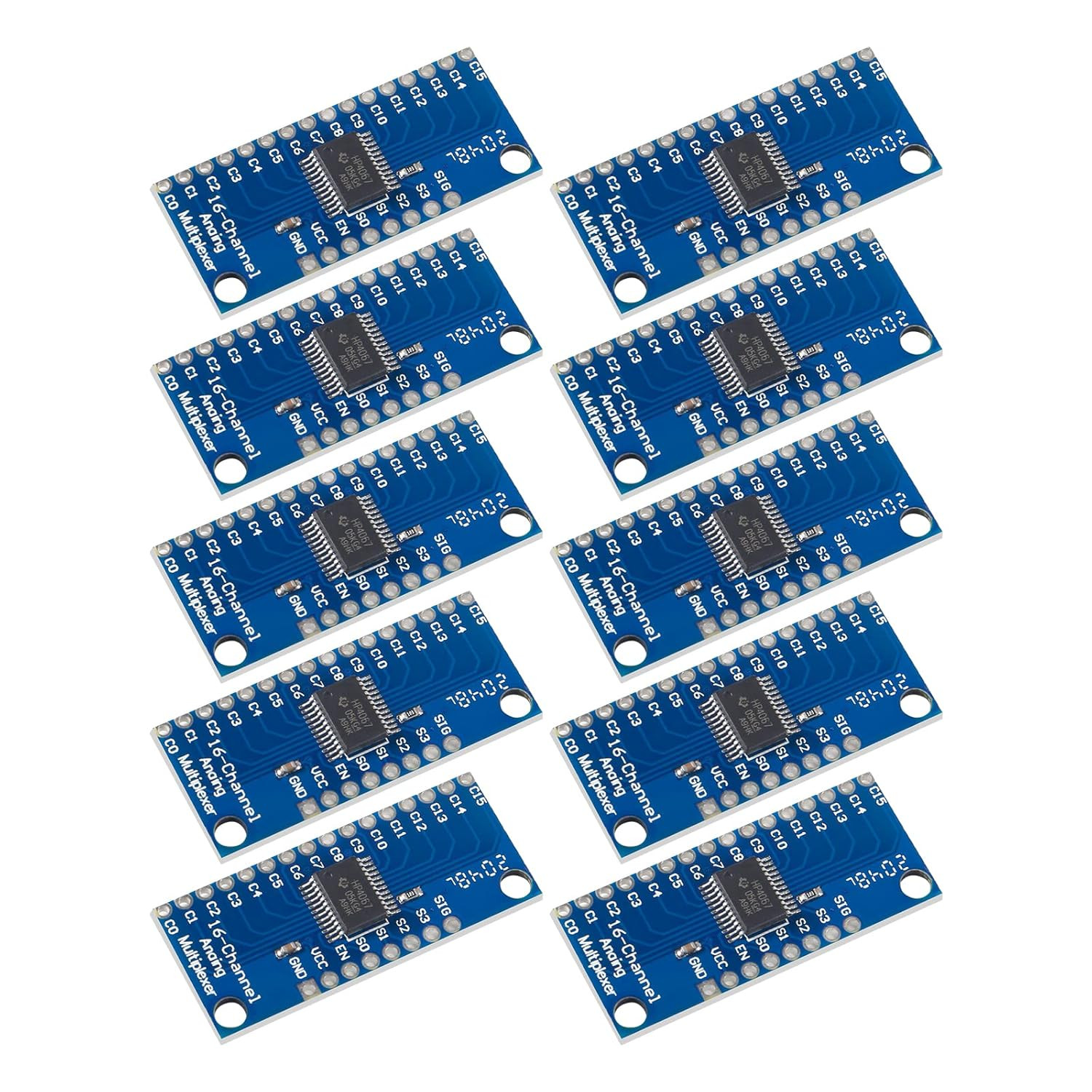 12PCS CD74HC4067 16-Channel Analog Digital Multiplexer Breakout Board Module 2V-