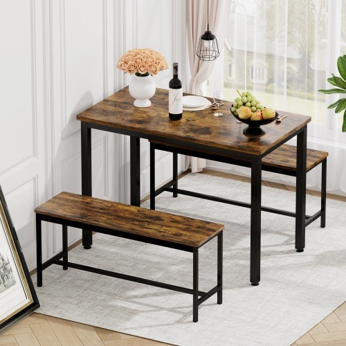Dining set Kitchen breakfast table with a 2-treasure bar counter