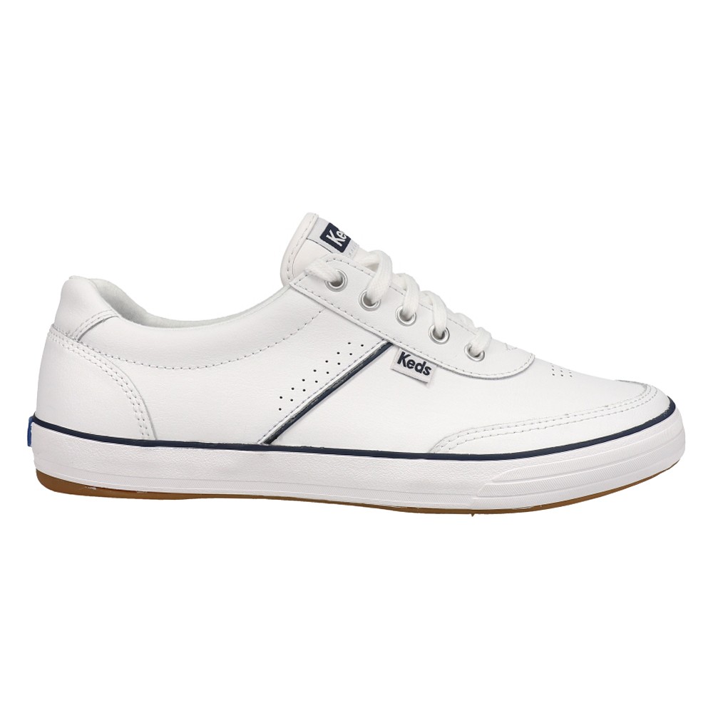 Keds Courty Ii Leather Lace Up  Womens White Sneakers Casual Shoes WH64258