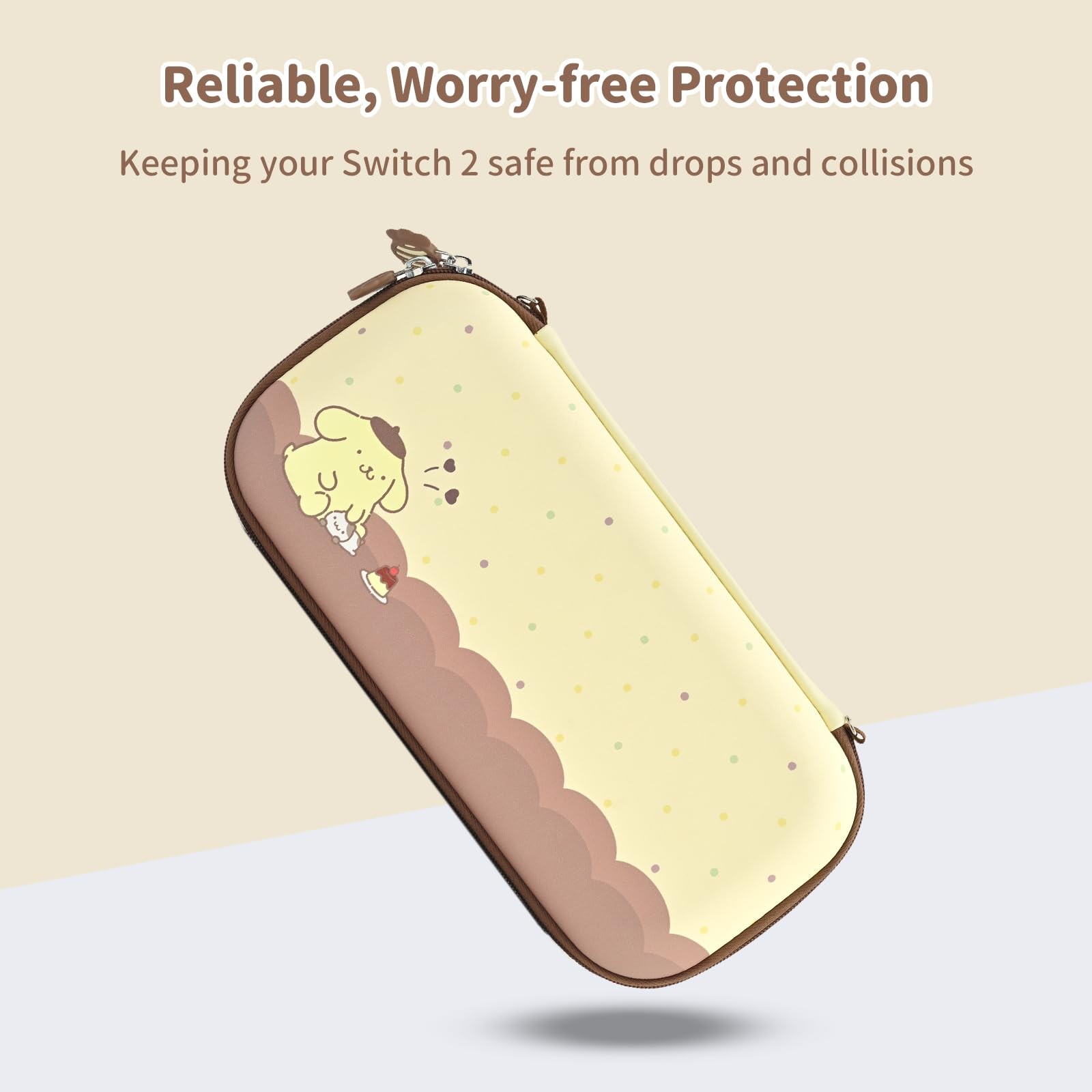 Slim Carrying Case Compatible with Switch 2 (2025), Hard Shell Storage Bag wi...