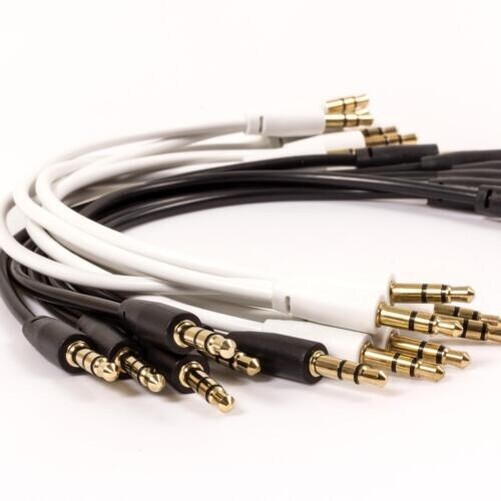 20cm Stereo Mini Jack to jack Cable. Short 3.5mm Male Plug Lead Cord