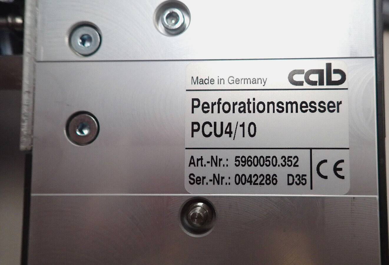 CAB Perforationsmesser PCU4/10 5960050.352
