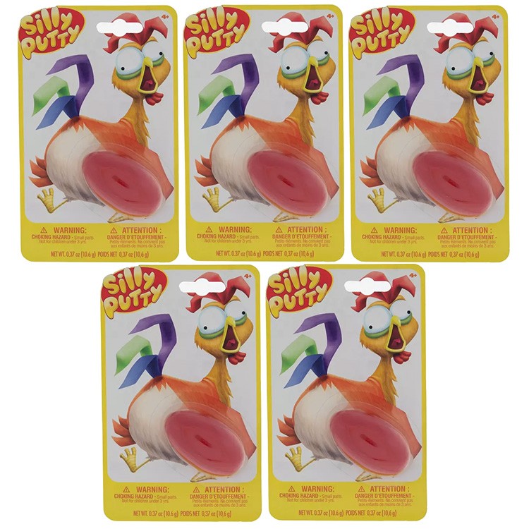 Crayola Original Silly Putty - 5 EGGS - New in Package