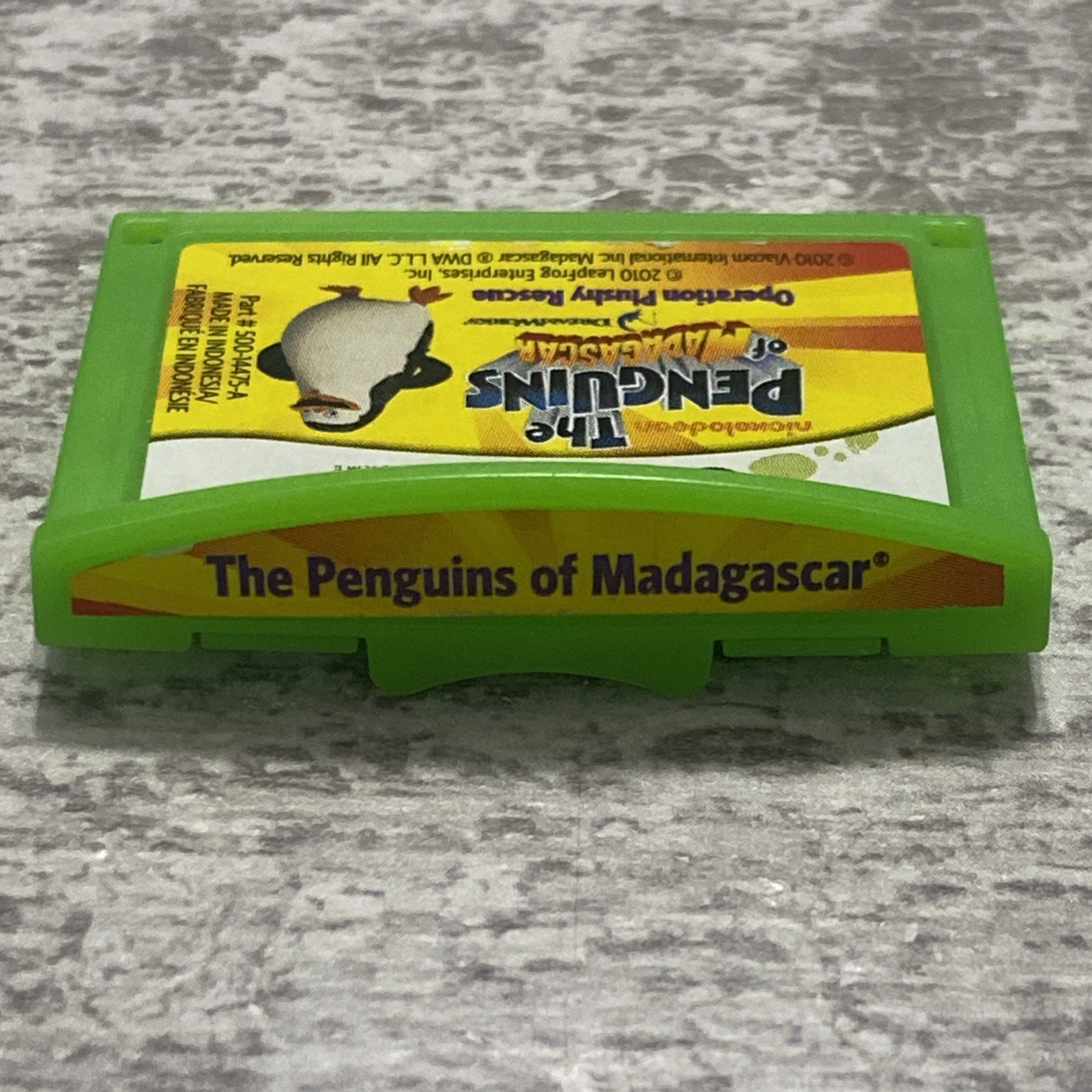 LEAPFROG LEAPSTER EXPLORER LEARNING GAME The Penguins Of Madagascar Game (2010)